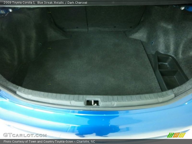 Blue Streak Metallic / Dark Charcoal 2009 Toyota Corolla S