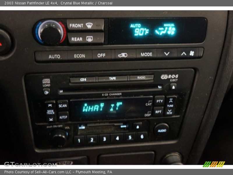 Crystal Blue Metallic / Charcoal 2003 Nissan Pathfinder LE 4x4