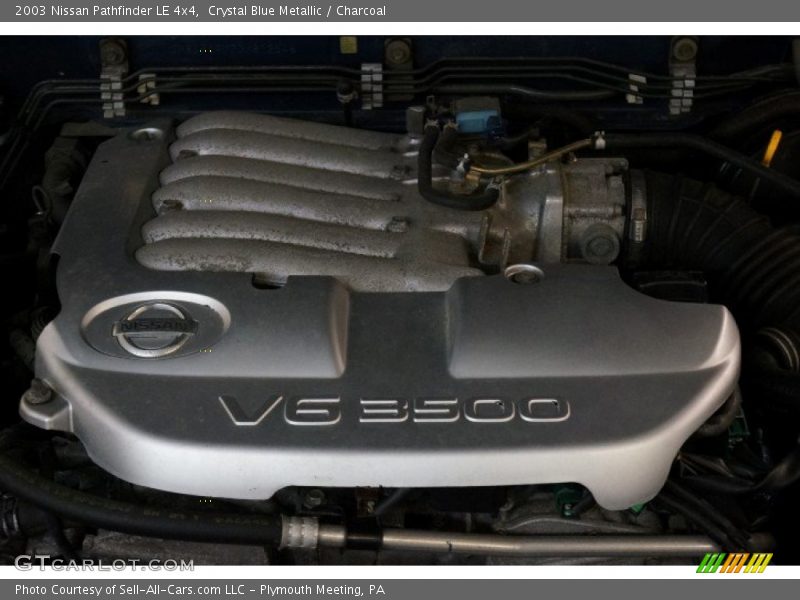 Crystal Blue Metallic / Charcoal 2003 Nissan Pathfinder LE 4x4