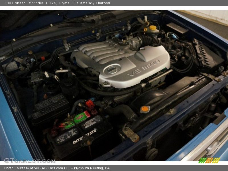Crystal Blue Metallic / Charcoal 2003 Nissan Pathfinder LE 4x4