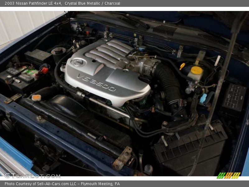 Crystal Blue Metallic / Charcoal 2003 Nissan Pathfinder LE 4x4