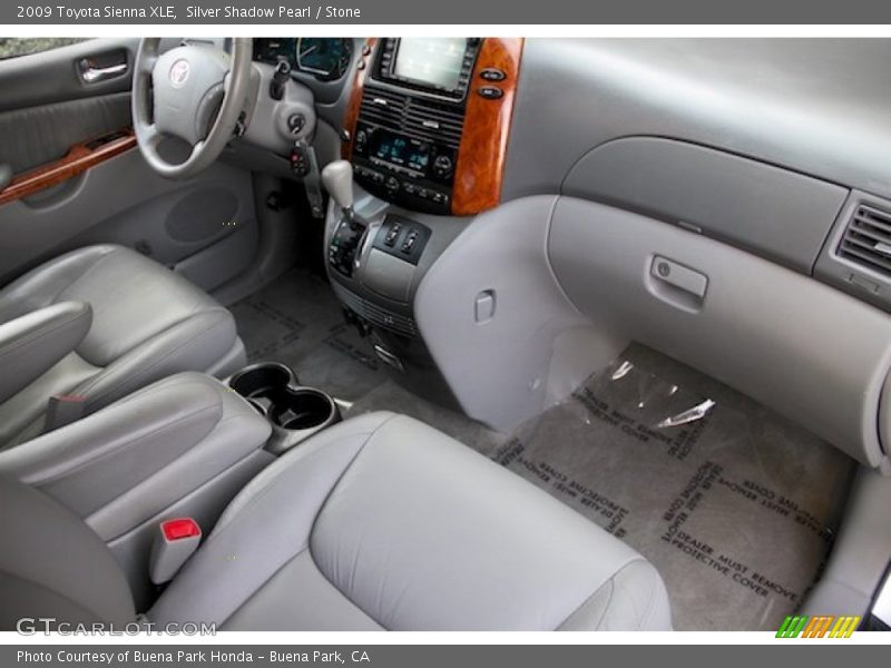 Silver Shadow Pearl / Stone 2009 Toyota Sienna XLE