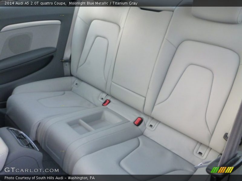Moonlight Blue Metallic / Titanium Gray 2014 Audi A5 2.0T quattro Coupe