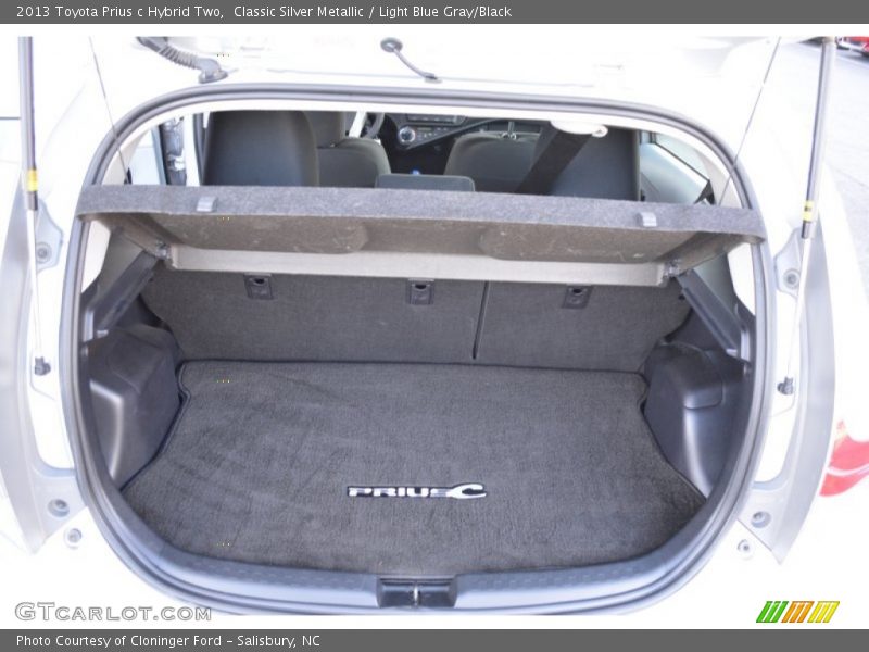 Classic Silver Metallic / Light Blue Gray/Black 2013 Toyota Prius c Hybrid Two