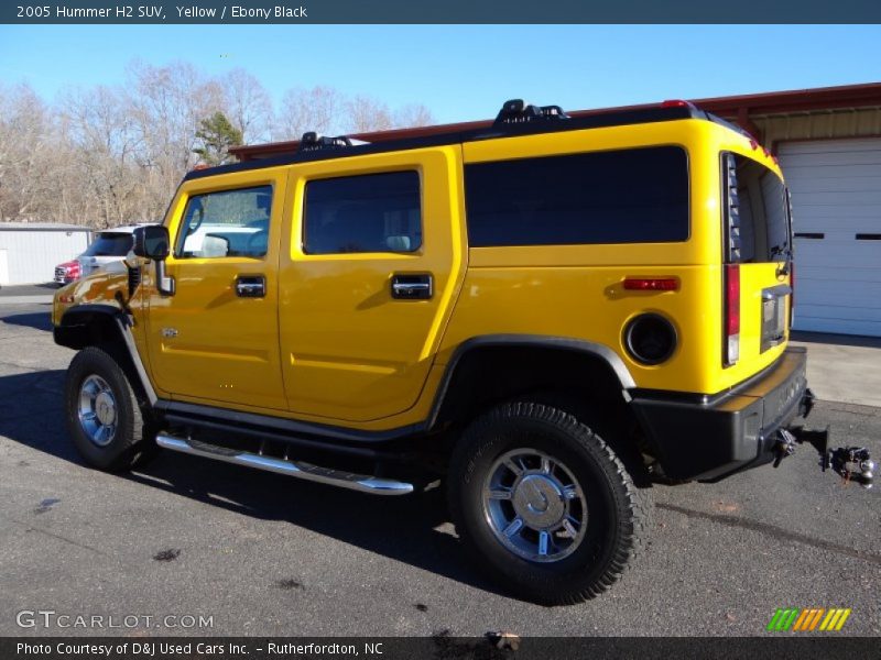 Yellow / Ebony Black 2005 Hummer H2 SUV