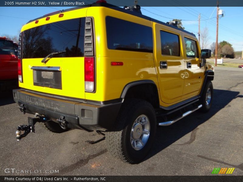 Yellow / Ebony Black 2005 Hummer H2 SUV