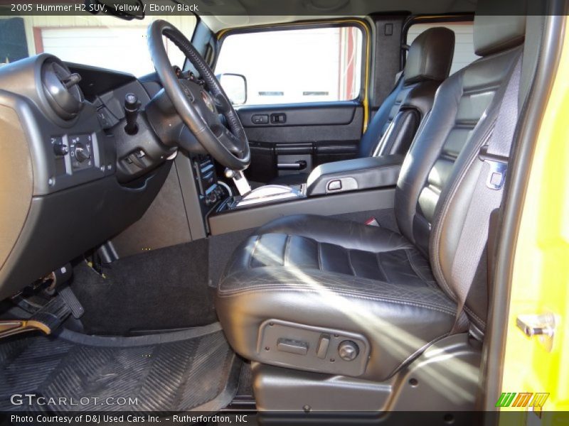 Yellow / Ebony Black 2005 Hummer H2 SUV