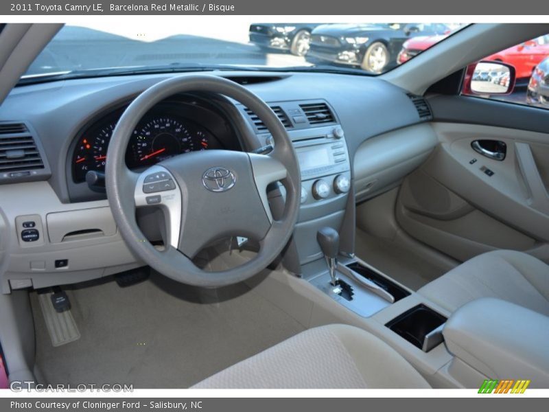 Barcelona Red Metallic / Bisque 2011 Toyota Camry LE