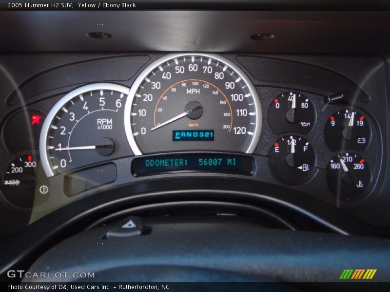  2005 H2 SUV SUV Gauges