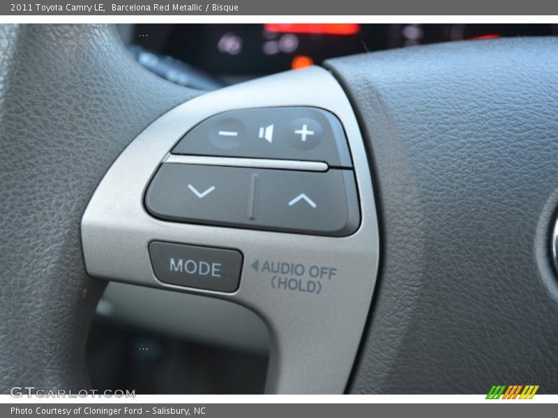Barcelona Red Metallic / Bisque 2011 Toyota Camry LE