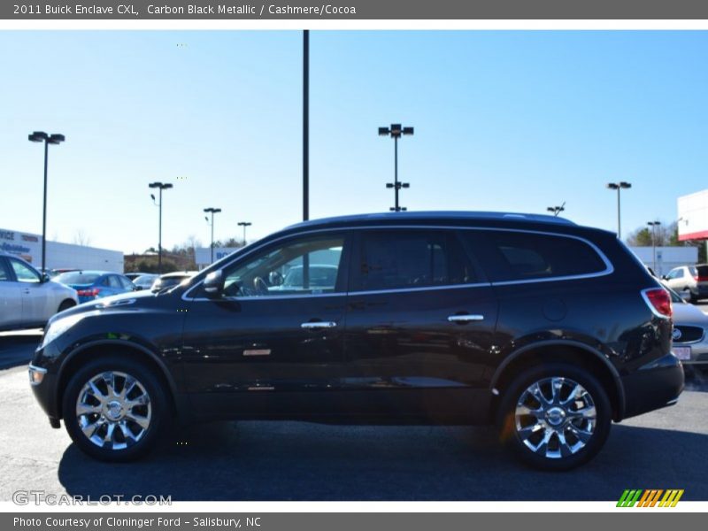 Carbon Black Metallic / Cashmere/Cocoa 2011 Buick Enclave CXL