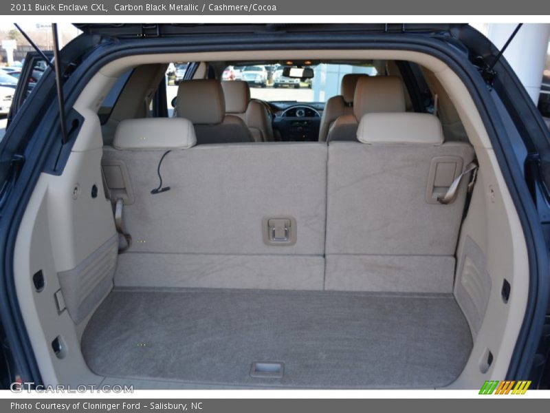 Carbon Black Metallic / Cashmere/Cocoa 2011 Buick Enclave CXL