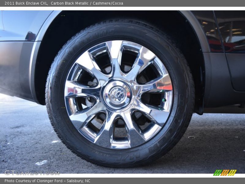 Carbon Black Metallic / Cashmere/Cocoa 2011 Buick Enclave CXL