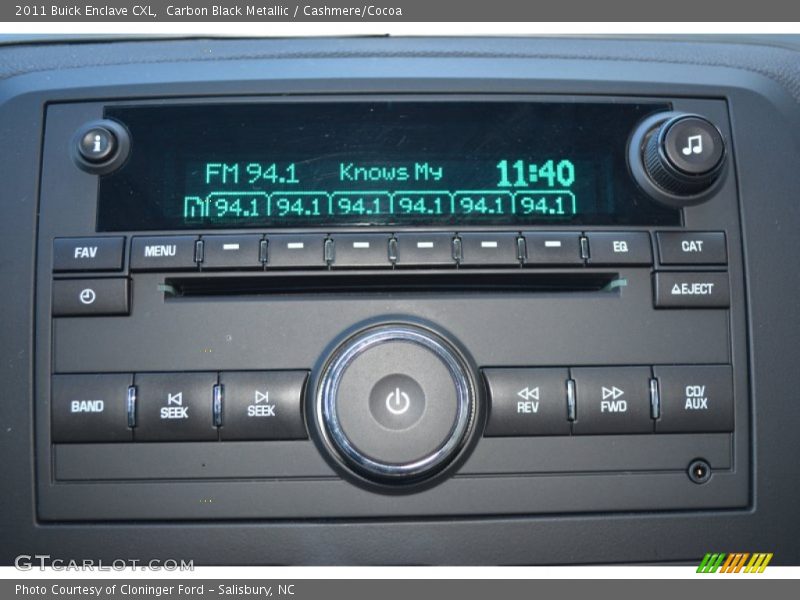 Carbon Black Metallic / Cashmere/Cocoa 2011 Buick Enclave CXL