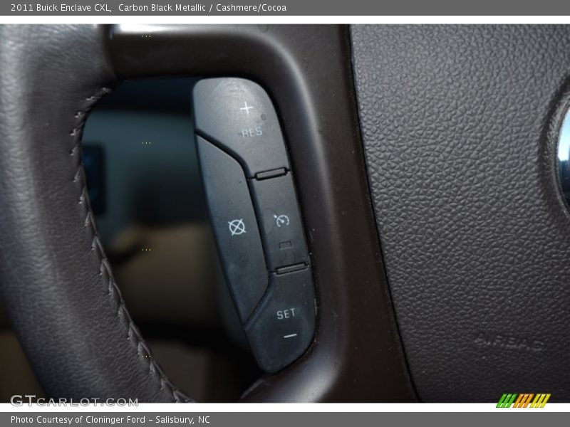 Carbon Black Metallic / Cashmere/Cocoa 2011 Buick Enclave CXL