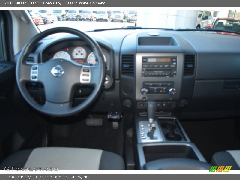Blizzard White / Almond 2012 Nissan Titan SV Crew Cab