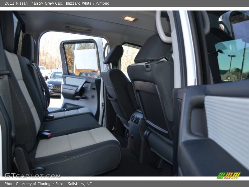 Blizzard White / Almond 2012 Nissan Titan SV Crew Cab