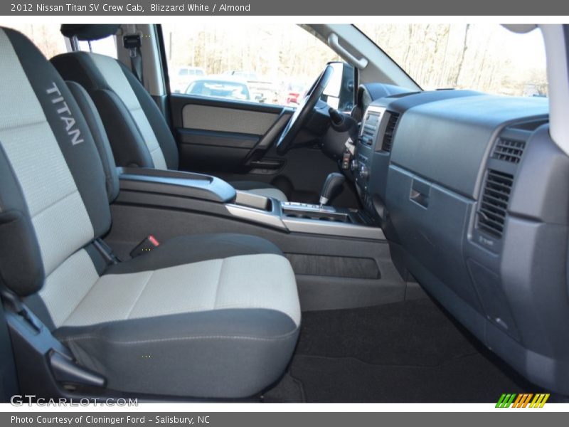 Blizzard White / Almond 2012 Nissan Titan SV Crew Cab