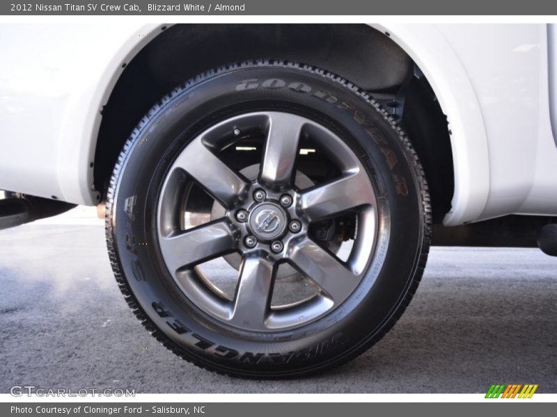 Blizzard White / Almond 2012 Nissan Titan SV Crew Cab