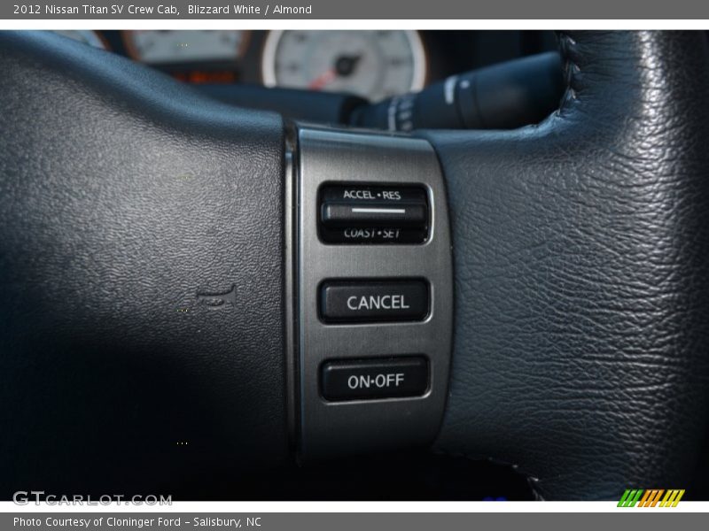 Blizzard White / Almond 2012 Nissan Titan SV Crew Cab