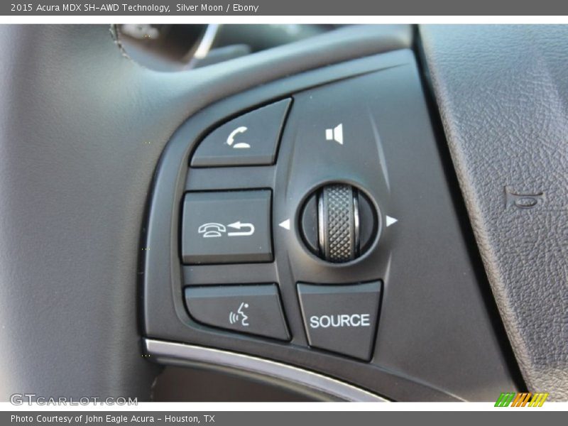 Silver Moon / Ebony 2015 Acura MDX SH-AWD Technology