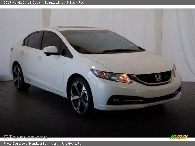 Taffeta White / Si Black/Red 2015 Honda Civic Si Sedan