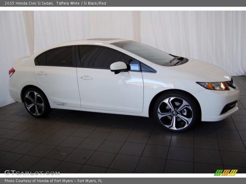 Taffeta White / Si Black/Red 2015 Honda Civic Si Sedan