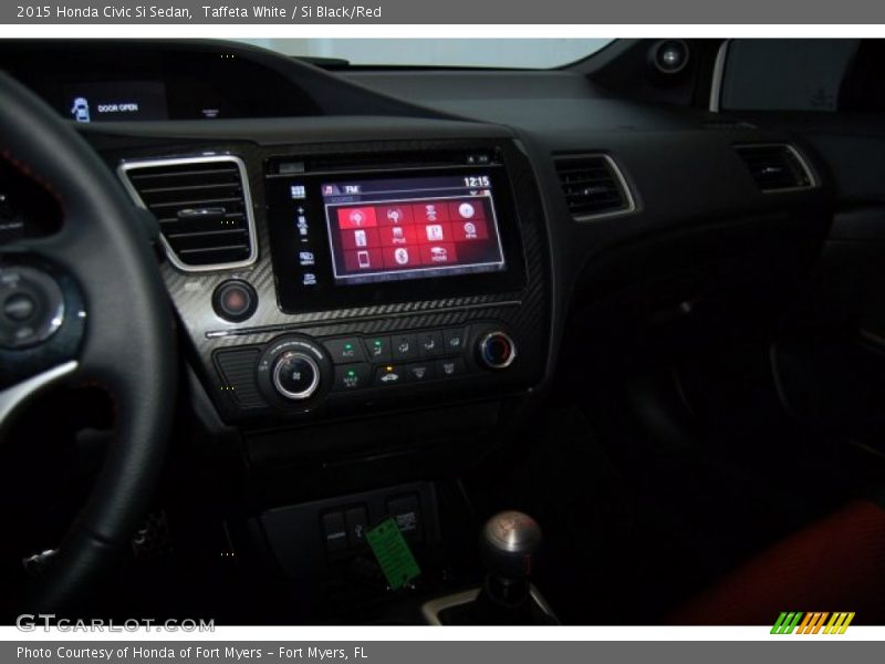 Taffeta White / Si Black/Red 2015 Honda Civic Si Sedan