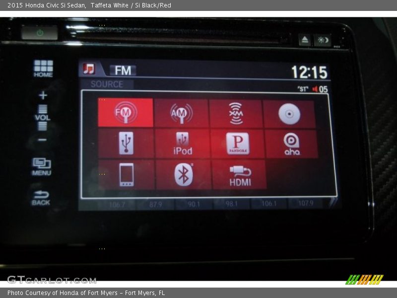 Taffeta White / Si Black/Red 2015 Honda Civic Si Sedan