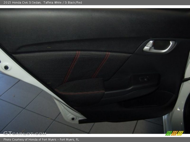Taffeta White / Si Black/Red 2015 Honda Civic Si Sedan