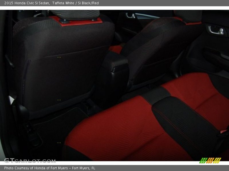 Taffeta White / Si Black/Red 2015 Honda Civic Si Sedan