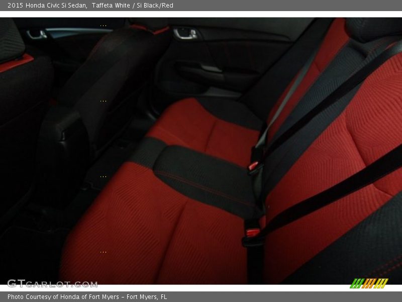 Taffeta White / Si Black/Red 2015 Honda Civic Si Sedan