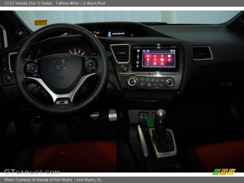 Taffeta White / Si Black/Red 2015 Honda Civic Si Sedan