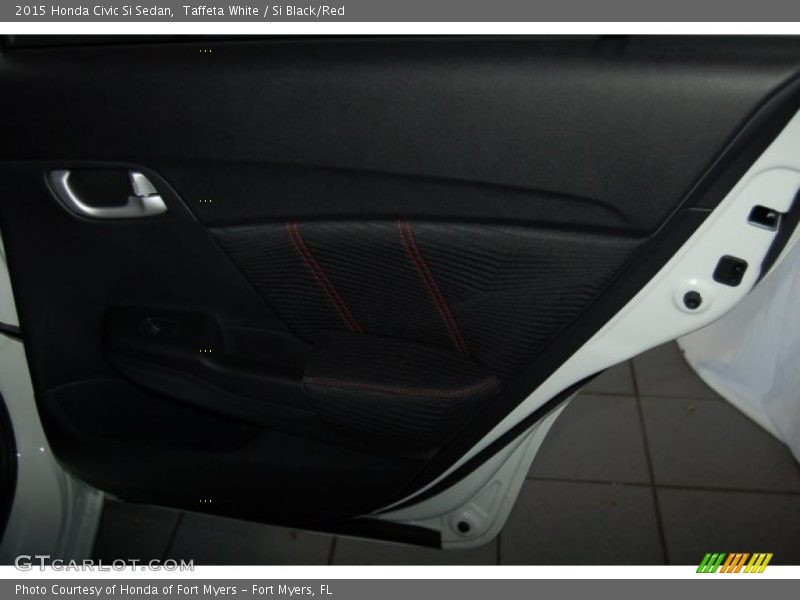 Taffeta White / Si Black/Red 2015 Honda Civic Si Sedan