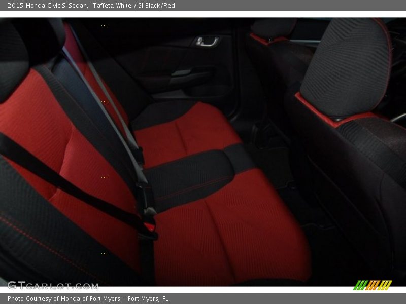 Taffeta White / Si Black/Red 2015 Honda Civic Si Sedan