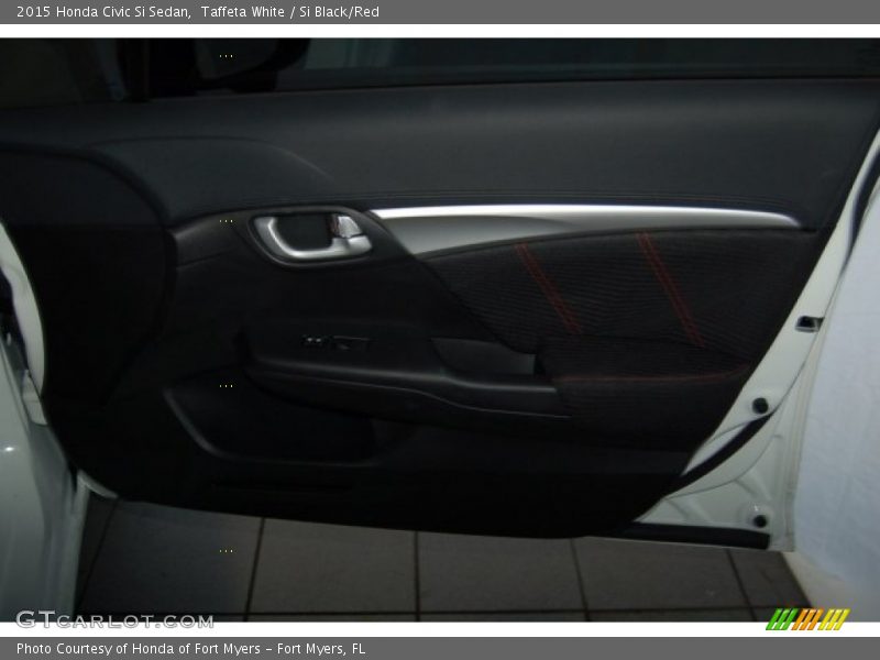 Taffeta White / Si Black/Red 2015 Honda Civic Si Sedan