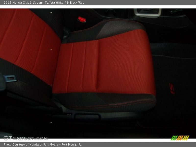 Taffeta White / Si Black/Red 2015 Honda Civic Si Sedan