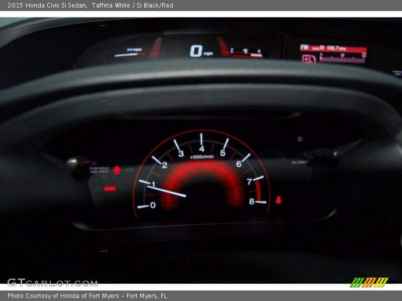 Taffeta White / Si Black/Red 2015 Honda Civic Si Sedan