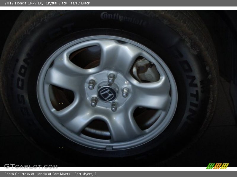 Crystal Black Pearl / Black 2012 Honda CR-V LX