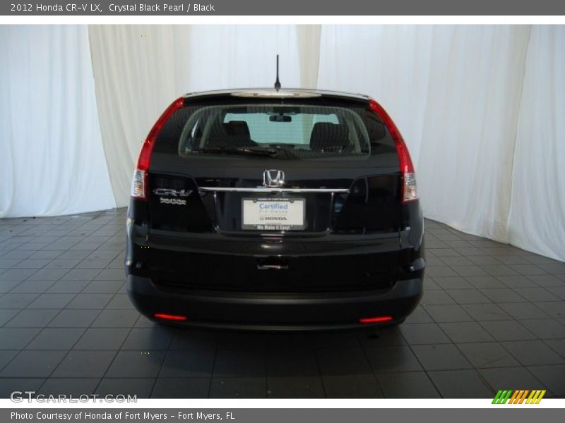 Crystal Black Pearl / Black 2012 Honda CR-V LX