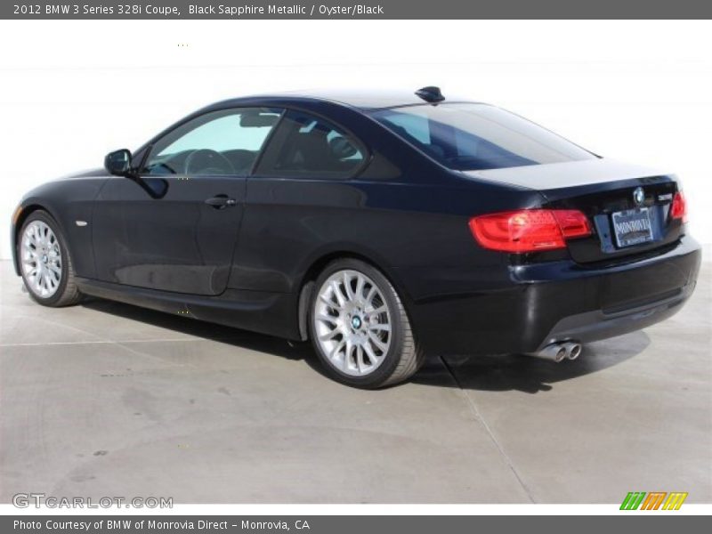 Black Sapphire Metallic / Oyster/Black 2012 BMW 3 Series 328i Coupe