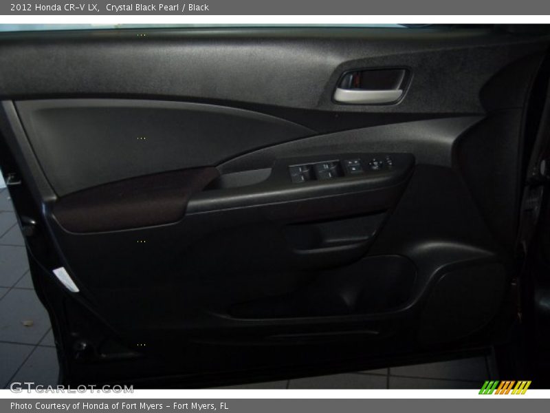 Crystal Black Pearl / Black 2012 Honda CR-V LX