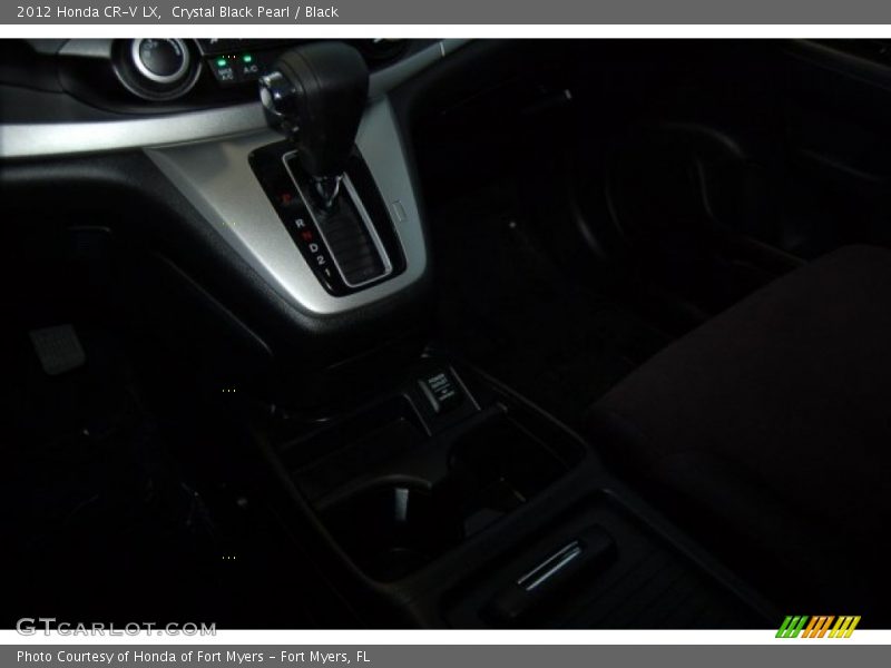 Crystal Black Pearl / Black 2012 Honda CR-V LX