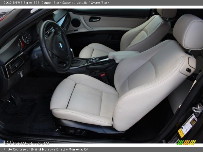 Black Sapphire Metallic / Oyster/Black 2012 BMW 3 Series 328i Coupe