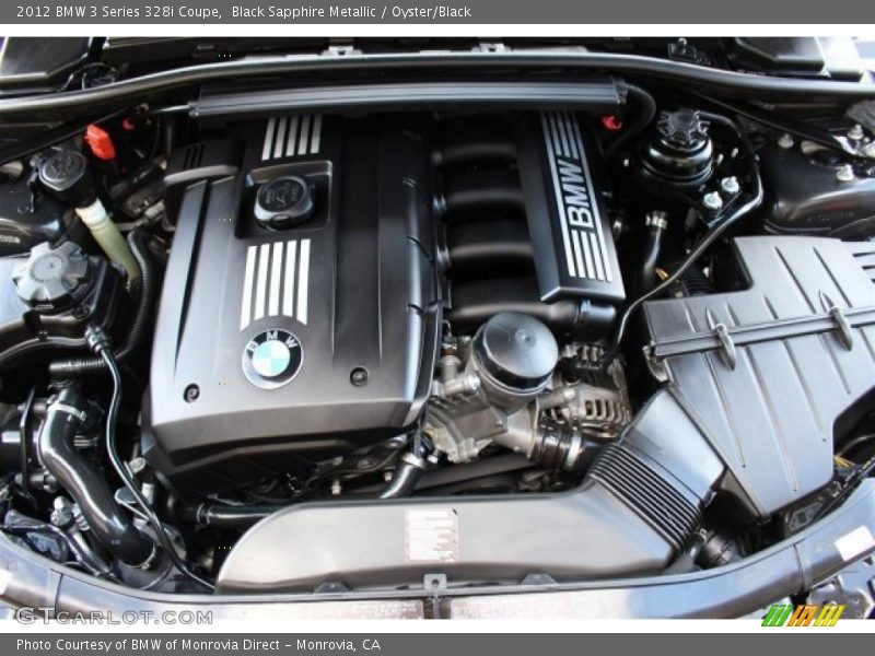 Black Sapphire Metallic / Oyster/Black 2012 BMW 3 Series 328i Coupe