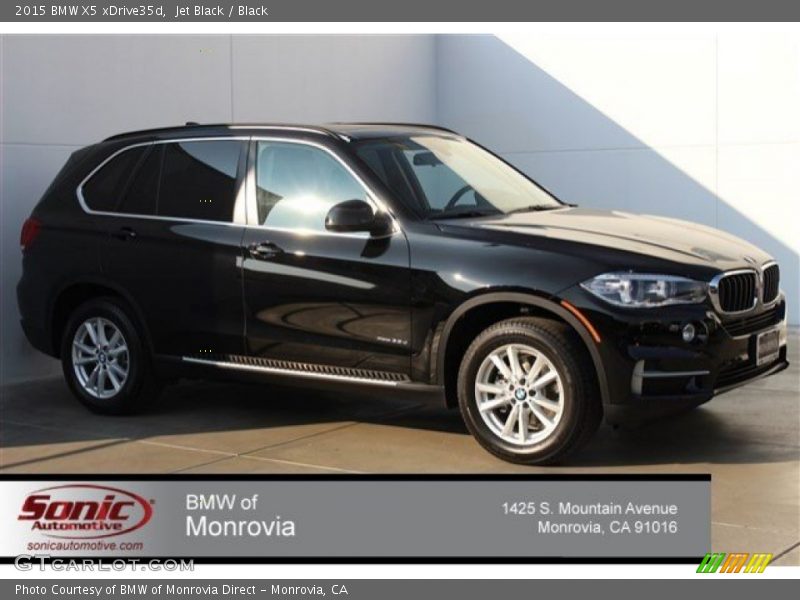 Jet Black / Black 2015 BMW X5 xDrive35d