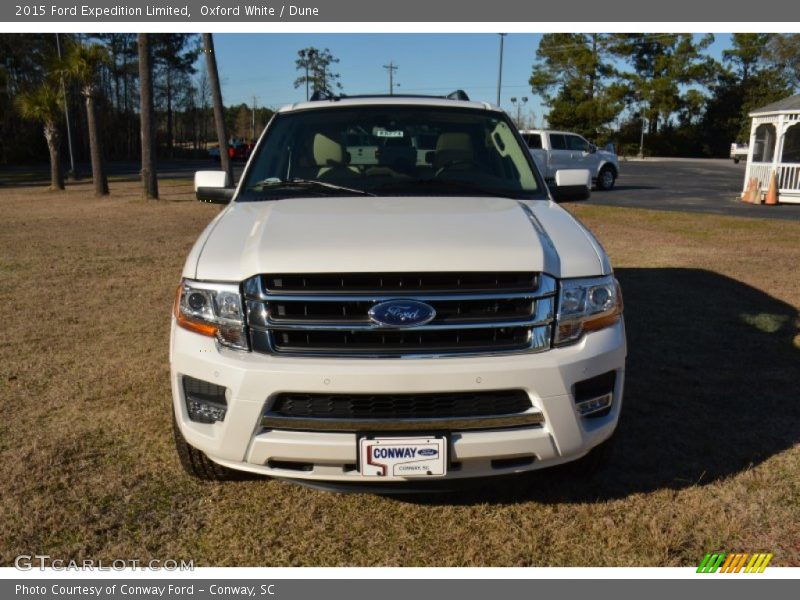 Oxford White / Dune 2015 Ford Expedition Limited