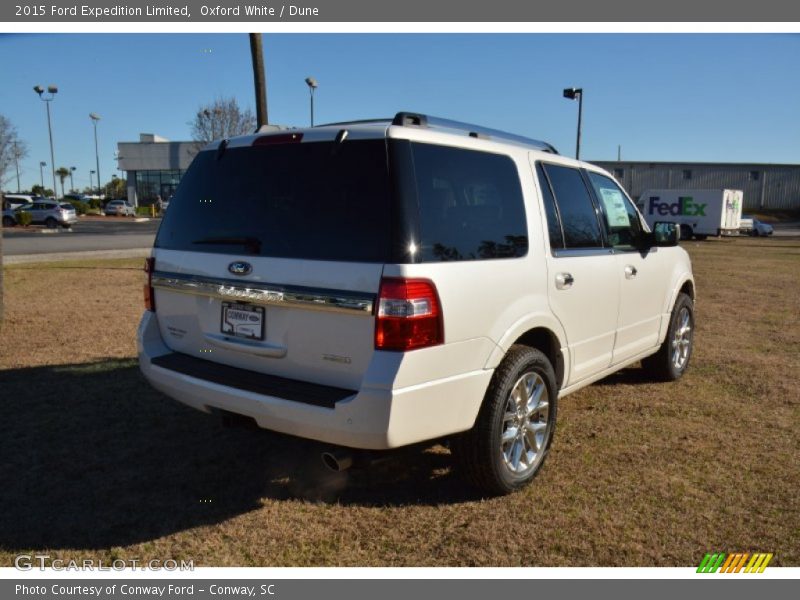 Oxford White / Dune 2015 Ford Expedition Limited