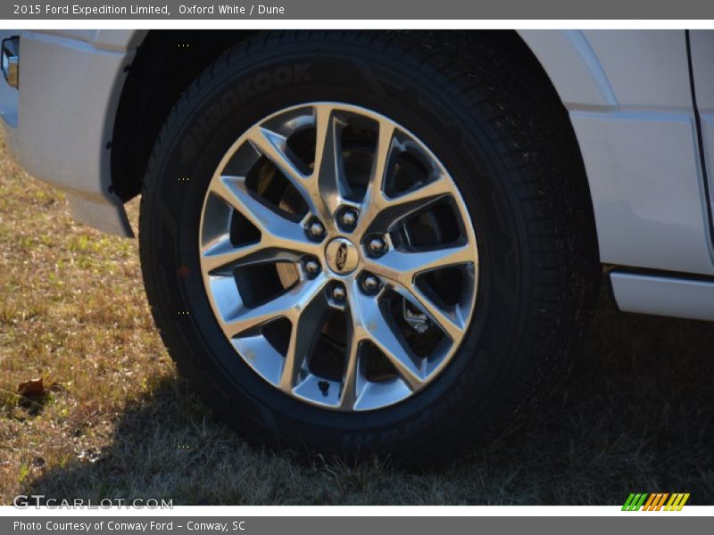 Oxford White / Dune 2015 Ford Expedition Limited