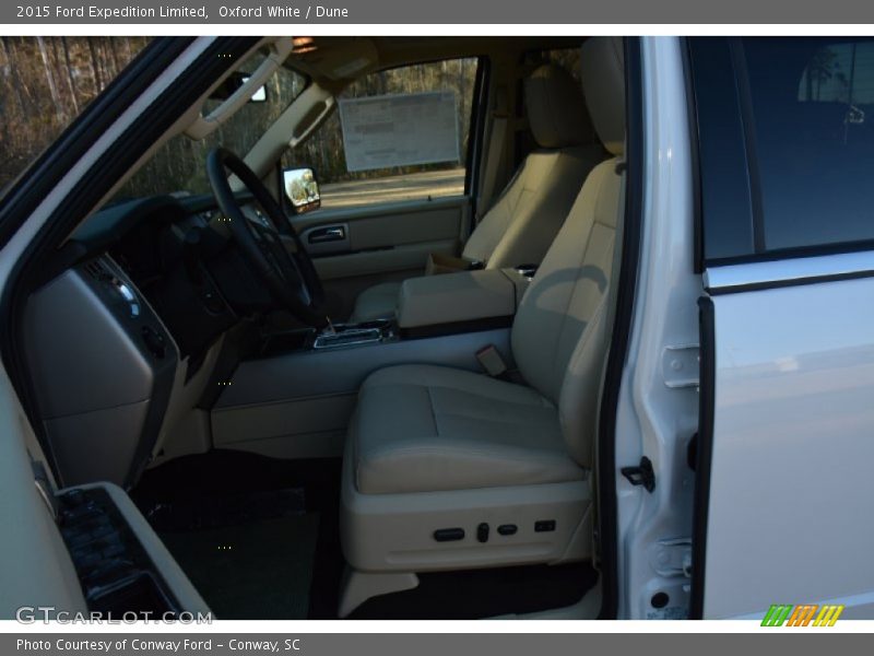 Oxford White / Dune 2015 Ford Expedition Limited